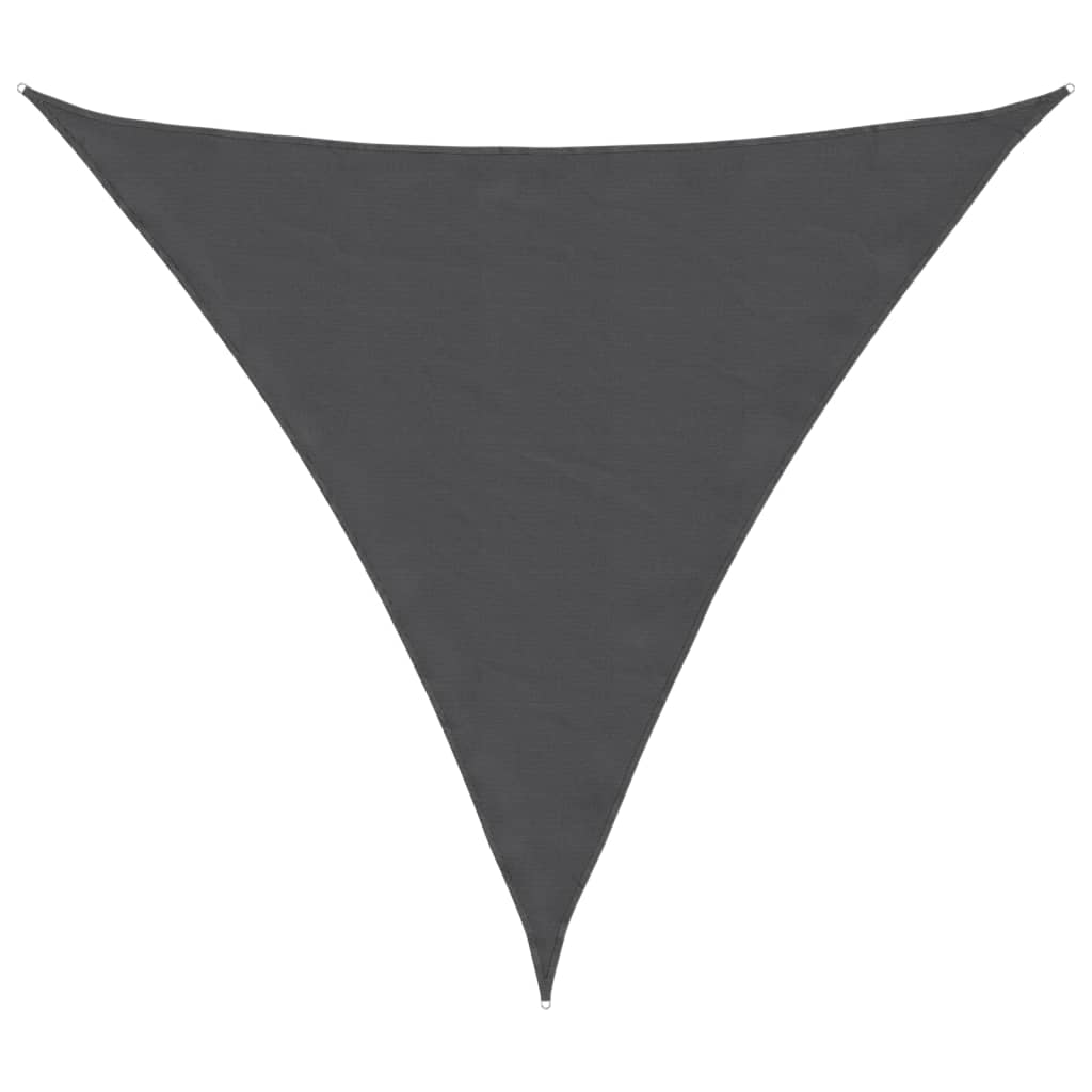 Vidaxl Sunshade Triangular 4x4x4 M Oxford Fabric Anthracite -färgad