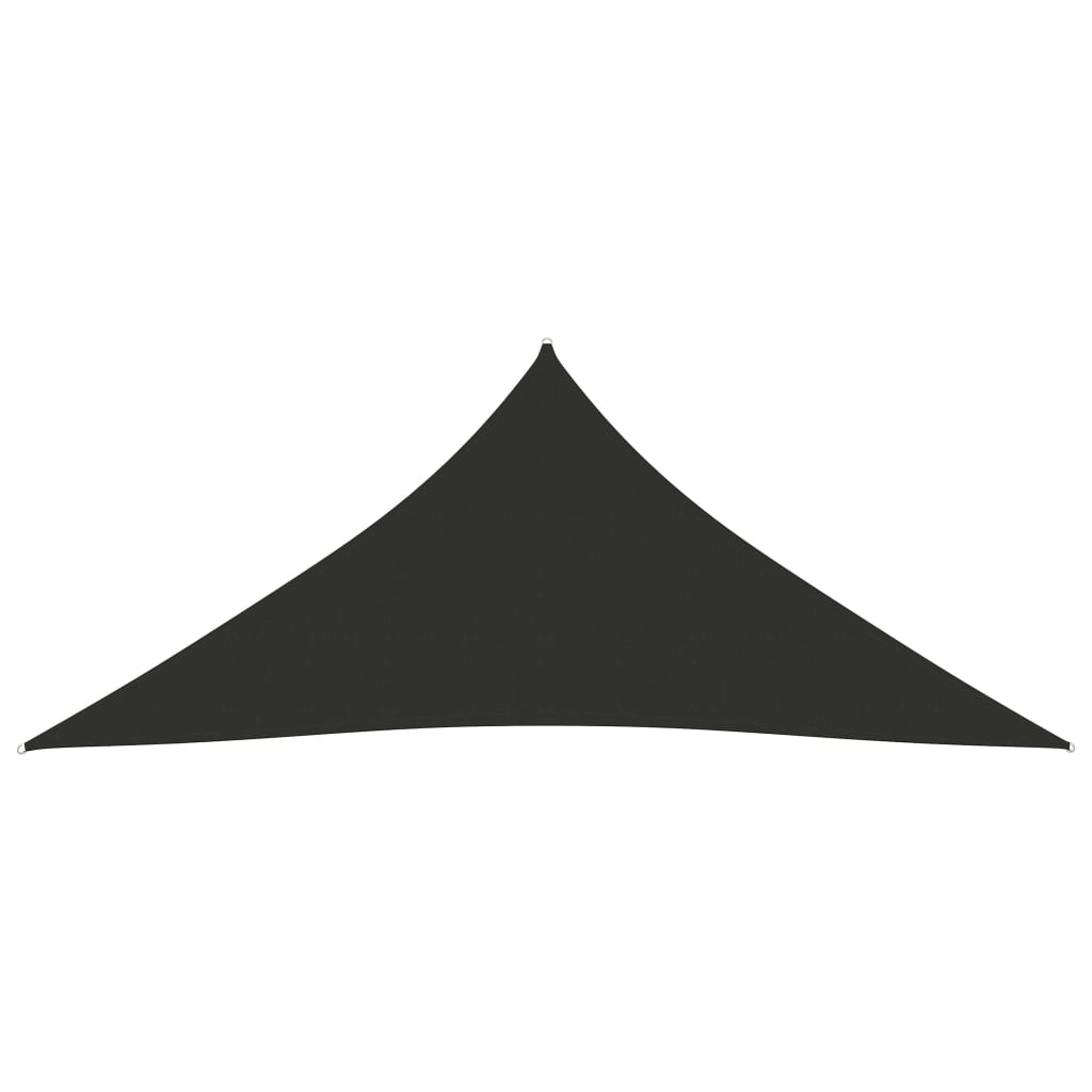 Vidaxl Sun Shade Triangular 4x5x5 M tessuto Oxford antracite -Colored