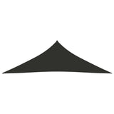 Vidaxl Sun Shade Triangular 5x5x6 M Tessuto Oxford Antracite -Colorato