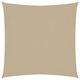 Vidaxl zonnescherm vierkant 4x4 m oxford stof beige