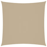 Vidaxl zonnescherm vierkant 4x4 m oxford stof beige