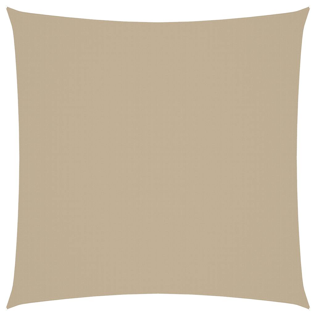 Vidaxl zonnescherm vierkant 6x6 m oxford stof beige