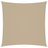 Vidaxl zonnescherm vierkant 6x6 m oxford stof beige
