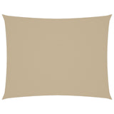 Vidaxl Sun Shade Rectangular 2x3 M in tessuto Oxford beige