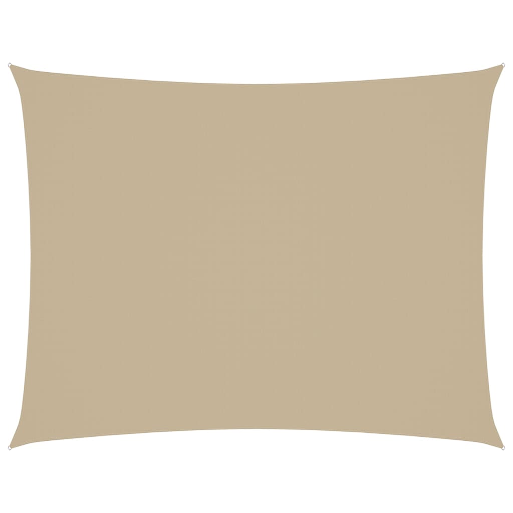 Vidaxl Sun Shade Rectangular 2x3,5 M Tessuto Oxford Beige