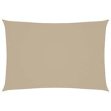 Vidaxl zonnescherm rechthoekig 2,5x4,5 m oxford stof beige