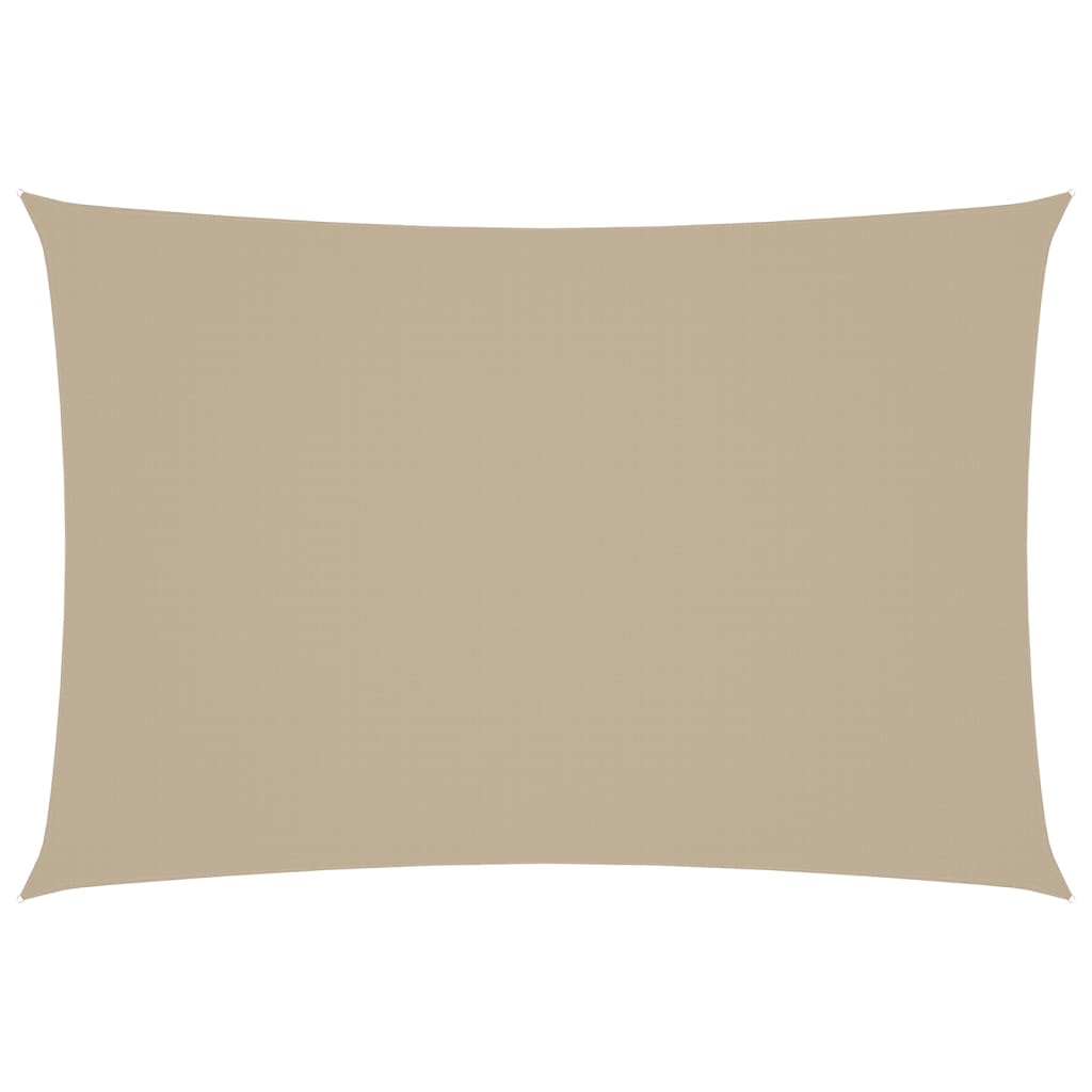 VIDAXL Sunshade Rechteck 2,5 x 4,5 M Oxford Stoff Beige