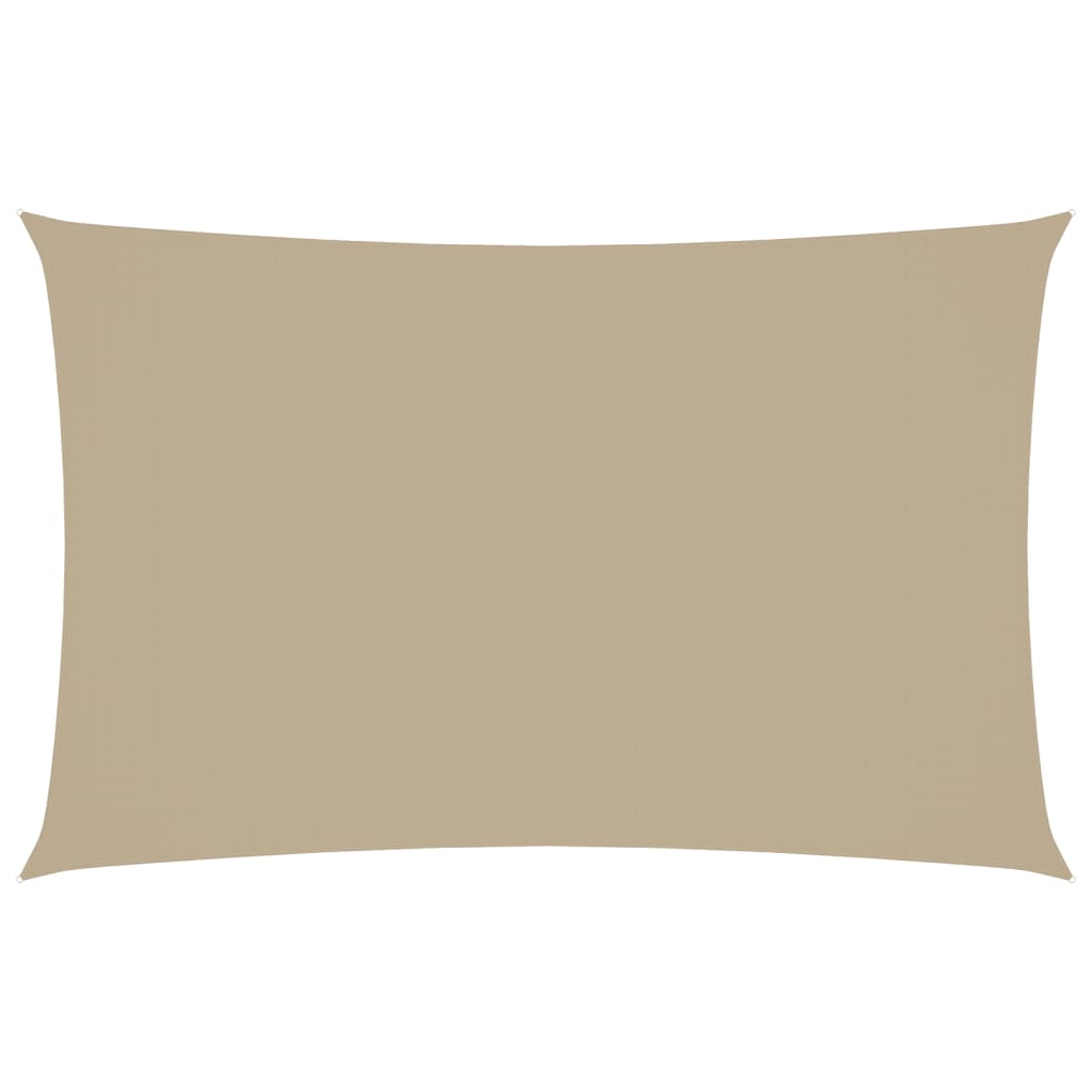 Vidaxl Sunshade Rectangular 2,5x5 M Oxford Fabric Beige