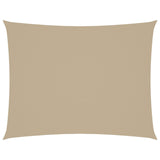 Vidaxl Sunshade Rectangular 4x5 M Oxford Fabric Beige