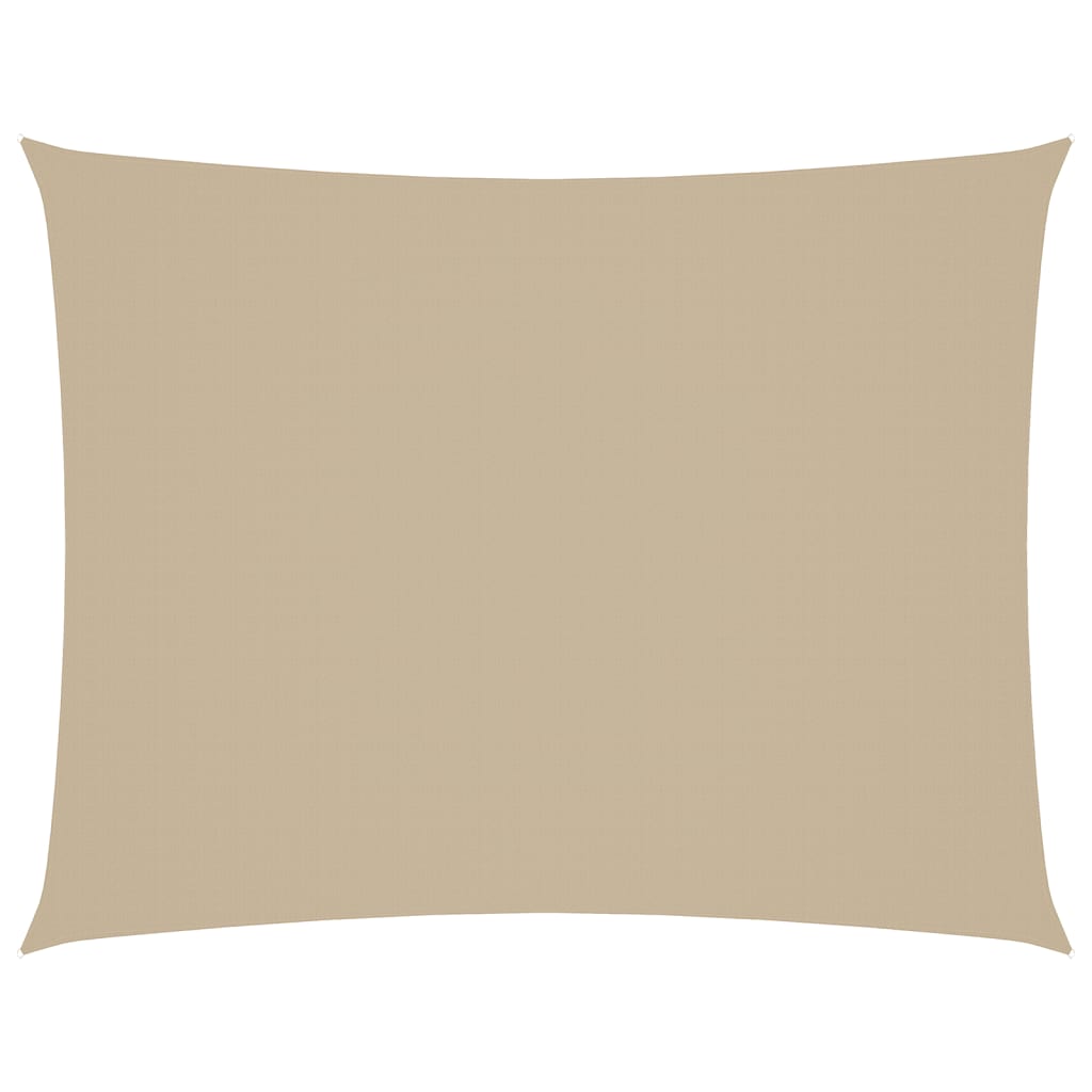 Vidaxl Sunshade rektangulær 6x8 m Oxford Stof beige