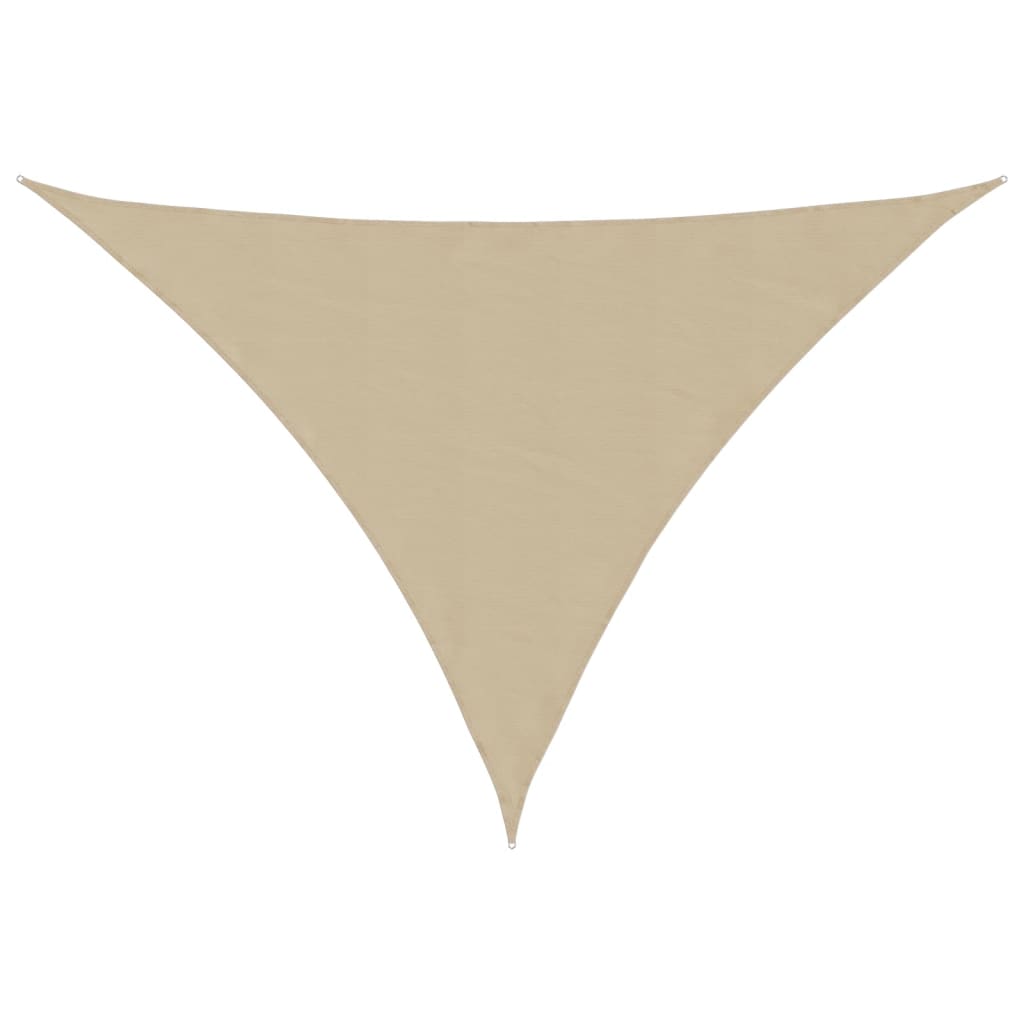 Vidaxl Sunshade Triangular 2.5x2.5x3.5 m Oxford Fabric beige