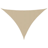 Vidaxl Sunshade triangulaire 3,5x3,5x4.9 m Oxford tissu beige