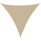 Vidaxl Sun Shade Triangular 4x4x4 M in tessuto Oxford beige