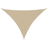 Vidaxl zonnescherm driehoekig 5x7x7 m oxford stof beige