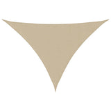 Vidaxl zonnescherm driehoekig 4x5x6,4 m oxford stof beige