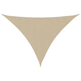 Vidaxl zonnescherm driehoekig 4x5x6,4 m oxford stof beige