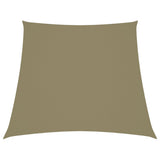 Vidaxl zonnezeil trapezium 2 4x3 m oxford stof beige
