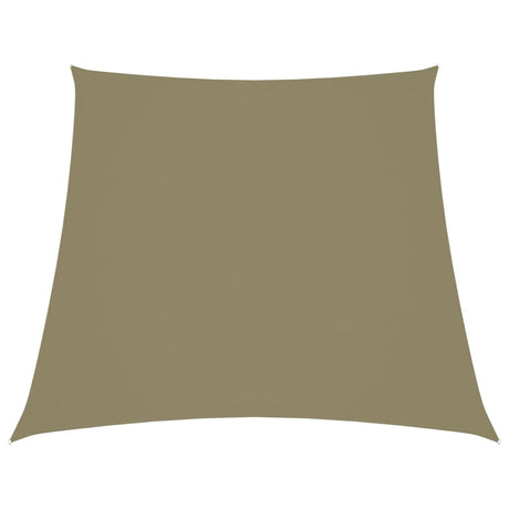Vidaxl zonnezeil trapezium 2 4x3 m oxford stof beige