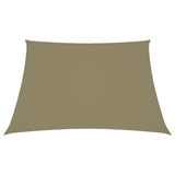 Vidaxl zonnezeil trapezium 2 4x3 m oxford stof beige
