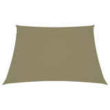 Vidaxl Sunshade Trapezium 3 4x3 M Oxford Fabric Beige