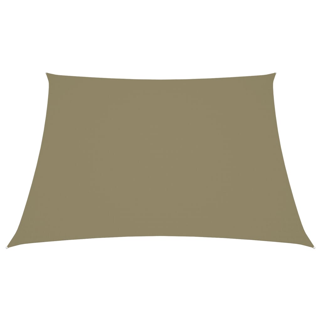 Vidaxl Sun Shade Trapezium 4 5x4 M in tessuto Oxford Beige