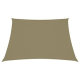 Vidaxl Sunshade Trapezium 4 5x4 M Oxford Stof beige