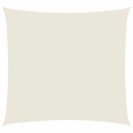 Vidaxl zonnescherm vierkant 2,5x2,5 m oxford stof crèmekleurig