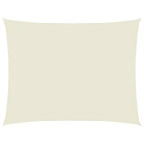 Vidaxl zonnescherm rechthoekig 2,5x3,5 m oxford stof crèmekleurig
