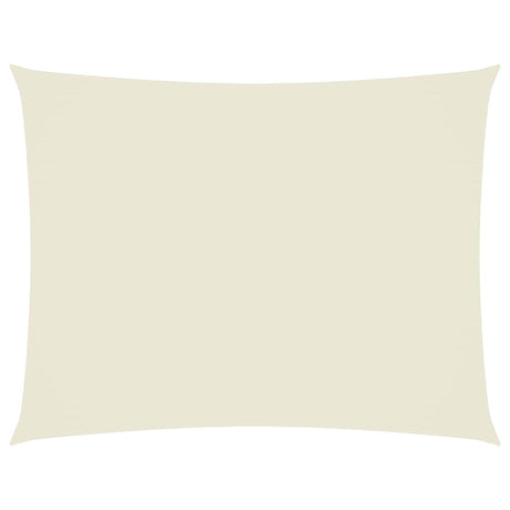 Vidaxl zonnescherm rechthoekig 3,5x5 m oxford stof crèmekleurig