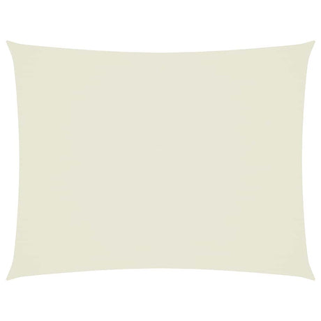 Vidaxl zonnescherm rechthoekig 5x6 m oxford stof crèmekleurig