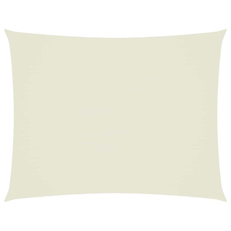 Vidaxl zonnescherm rechthoekig 6x8 m oxford stof crèmekleurig