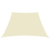 Vidaxl zonnezeil trapezium 2 4x3 m oxford stof crèmekleurig