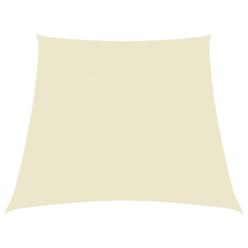 Vidaxl Sunshade Trapezium 3 4x3 M Oxford Tissu Cream -Colored