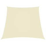 Vidaxl Sunshade Trapezium 3 4x3 M Oxford Tissu Cream -Colored