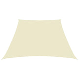 Vidaxl Sunshade Trapezium 3 4x3 M Oxford Tissu Cream -Colored