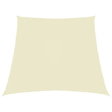 Vidaxl Zonnezeil Trapezium 3 5x4 M Oxford Fabric Cream -colored