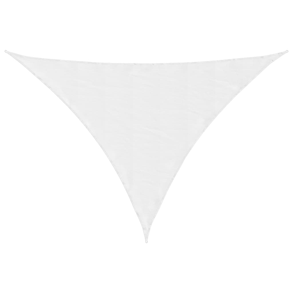 Vidaxl Sunshade Triangular 2,5x2,5x3,5 m Oxford Fabric White White