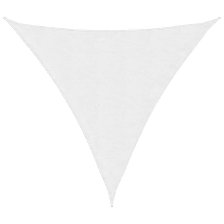 Vidaxl zonnescherm driehoekig 3,6x3,6x3,6 m oxford stof wit