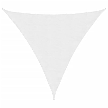Vidaxl zonnescherm driehoekig 3,6x3,6x3,6 m oxford stof wit