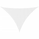 Vidaxl Sun Shade Triangular 3x4x5 M tessuto Oxford bianco