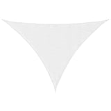 Vidaxl Sunshade Triangular 3,5x3,5x4,9 m Oxford Fabric White White