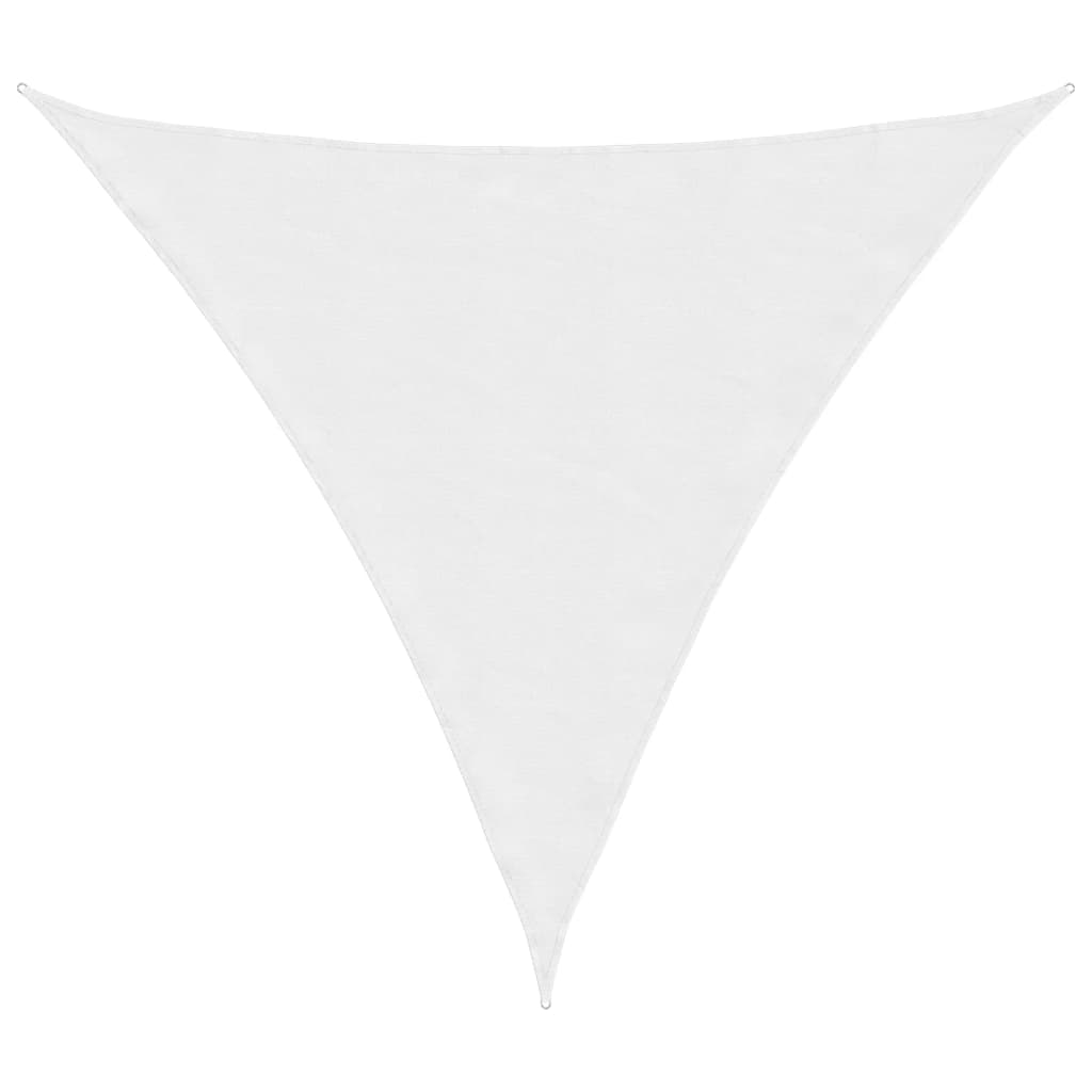 Vidaxl Sunshade Triangular 4,5x4,5x4,5 m Oxford Fabric White White