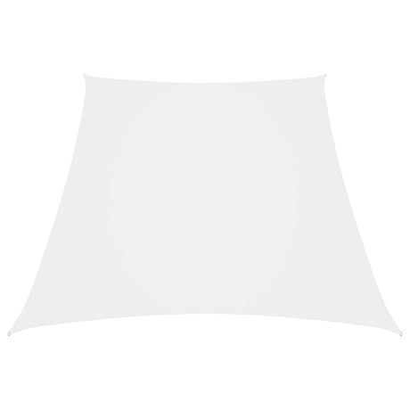 Vidaxl zonnezeil trapezium 2 4x3 m oxford stof wit
