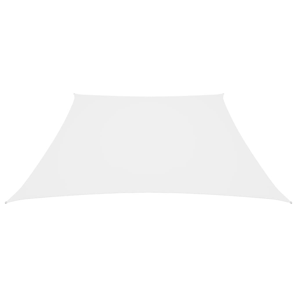 Vidaxl Zonnezeil Trapezium 2 4x3 M Oxford tissu blanc