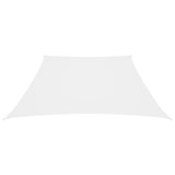 Vidaxl Zonnezeil Trapezium 2 4x3 M Oxford tissu blanc