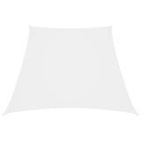 Vidaxl Sunshade Trapezium 3 4x3 M Oxford tissu blanc