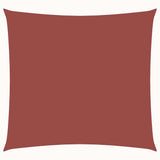 Vidaxl zonnescherm vierkant 3x3 m oxford stof terracottakleurig