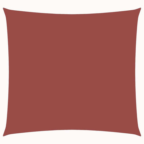 Vidaxl zonnescherm vierkant 6x6 m oxford stof terracottakleurig