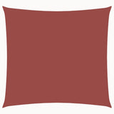 Vidaxl zonnescherm vierkant 7x7 m oxford stof terracottakleurig