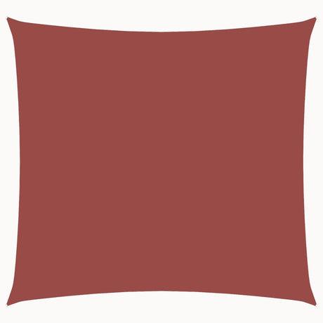 Vidaxl zonnescherm vierkant 7x7 m oxford stof terracottakleurig